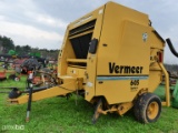 Vermmer 605L Rd Baler