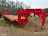 30' 1989 Shop Made GN Trailer W/TITLE