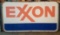 2 Exxon Service Station Signs