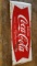 1950s Porcelain Coca Cola Sled Sign