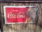 1940's Coca Cola Sign w/ Girl