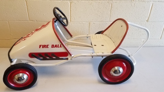 1960's Restored Fire Ball Pedal Car