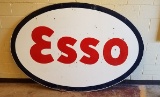 1953 Esso Porcelain Pole Sign