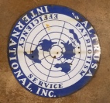 1950-60s Porcelain Altrusa International Sign