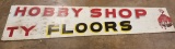 1950-60s Hand Painted Hobby Shop Sign