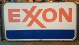 2 Exxon Service Station Signs