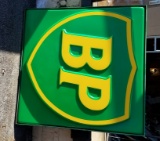 Vintage Plastic BP Sign