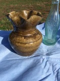 Cheever Meaders Ruffled Vase