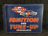 Standard Blue Streak Flange Sign