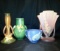 Roseville Pottery Foxglove / Zypherlilly Vases