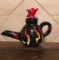 Southern Folk Art Pottery Devil Tea Pot