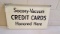 1940-50s Socony Vacuum Credit Card Sign