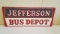 Jefferson Bus Depot Sign