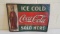 1930s Coca Cola Ice Cold Sign