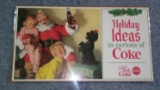 1950's Coca Cola Santa Paper Ad