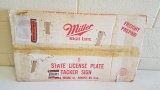 Miller High Life  New York State Tag Sign