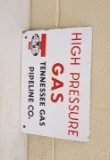 Tennessee Gas Pipe Line Sign