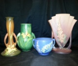 Roseville Pottery Foxglove / Zypherlilly Vases