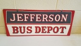 Jefferson Bus Depot Sign