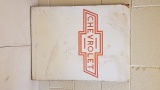 1960s Porcelain Chevorlet Sign