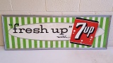 1958 Fresh Up With 7up Sign