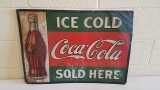 1930s Coca Cola Ice Cold Sign