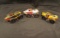 3- 1940's Marx Keywind Race Cars