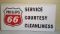 NOS 1950's Phillips 66 Service Sign