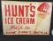 Hunt's Ice Cream Sign