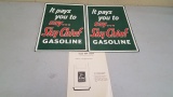 1962 Texaco Pump Stickers