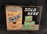 1950s Cow-Kare Flange Sign