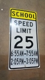 School Speed Limit Sign