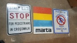 Lot of 3 Street Signs