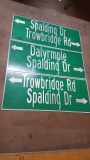 3 Street Name Signs