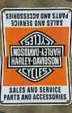Reproduction Harley Davidson Sign