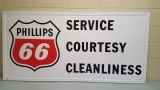 NOS 1950's Phillips 66 Service Sign