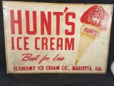 Hunt's Ice Cream Sign