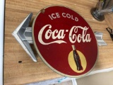1940s Coca Cola Kay Display Button with Arrow
