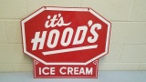 Hoods Ice Cream Sign