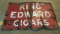 1940's Porcelain King Edwards Cigar Sign