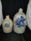 Two Cobalt Decorated Jugs