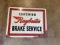 1950's Raybestos Brakes Service Flange Sign D/S