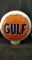 1930s Gulf Milk Glass Pump Globe