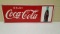 1960's Enjoy Coca-Cola Tin Sign w/Bottle