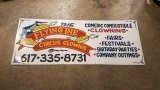 Flying Pie Clown Sign
