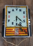 Wayne's Feed Neon Clock