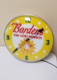 Borden's Dairy Pam Clock