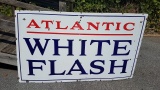 Porcelain Atlantic White Flash Sign