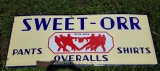 Rare Sweet-Orr Overalls Sign