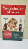 1950's Serve Coca-Cola Paper Poster